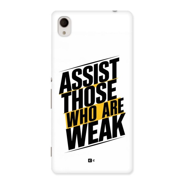 Assist Weak Back Case for Xperia M4 Aqua