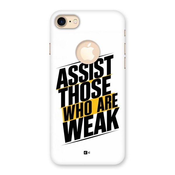 Assist Weak Back Case for iPhone 8 Logo Cut