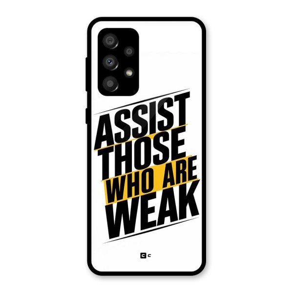 Assist Weak Glass Back Case for Galaxy A32