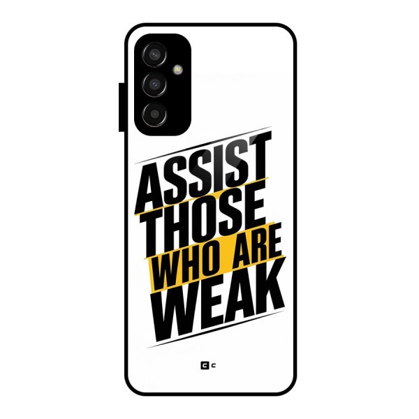 Assist Weak Glass Back Case for Galaxy F13