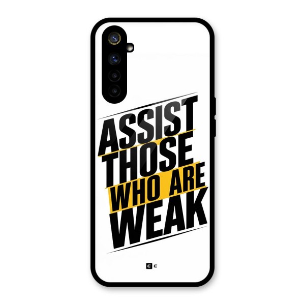 Assist Weak Glass Back Case for Realme 6