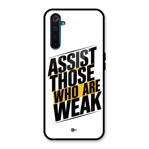 Assist Weak Glass Back Case for Realme 6 Pro