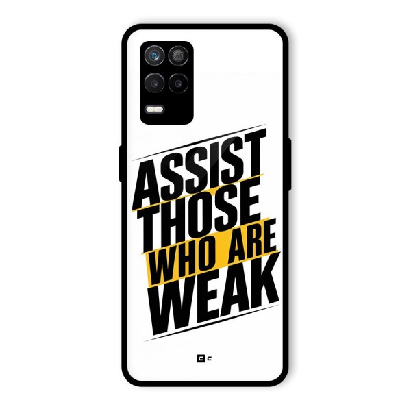 Assist Weak Glass Back Case for Realme 9 5G