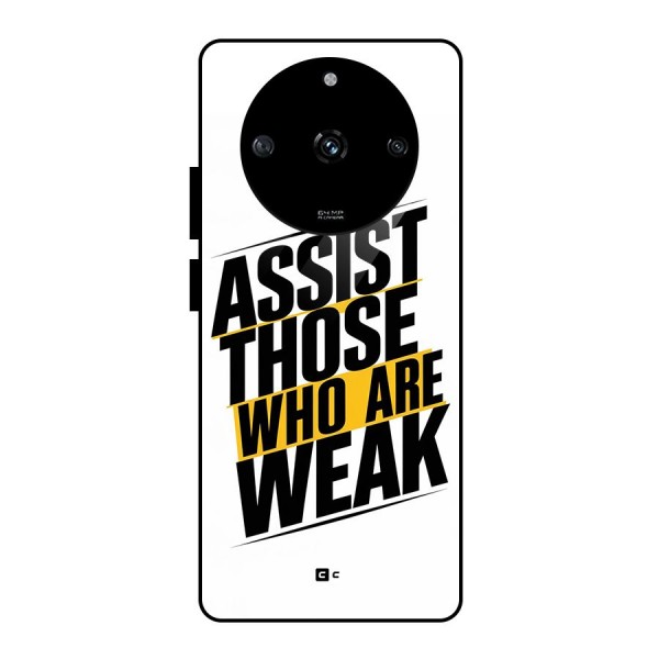 Assist Weak Glass Back Case for Realme Narzo 60 5G