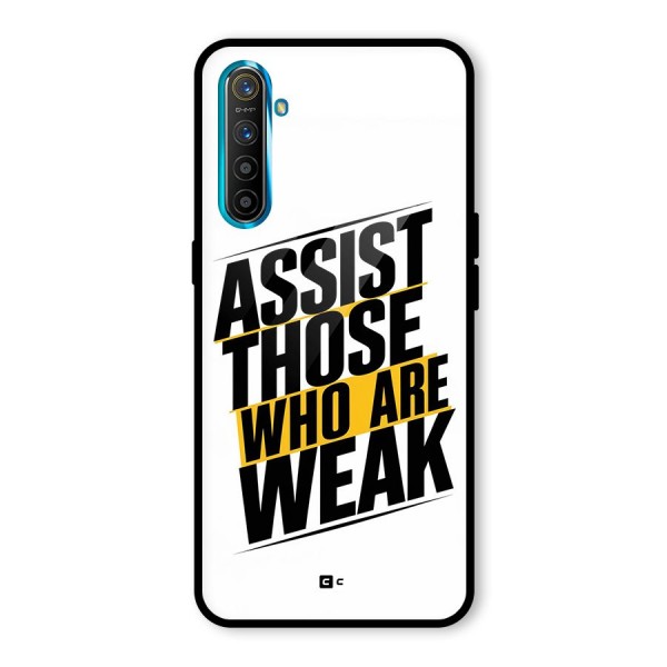 Assist Weak Glass Back Case for Realme X2