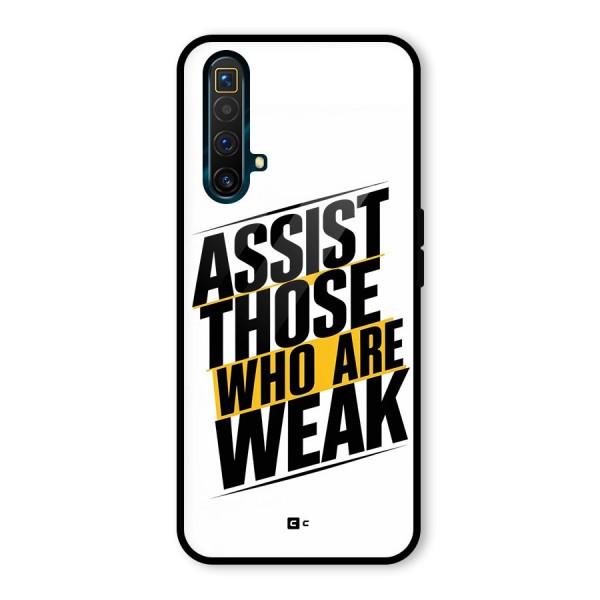 Assist Weak Glass Back Case for Realme X3 SuperZoom