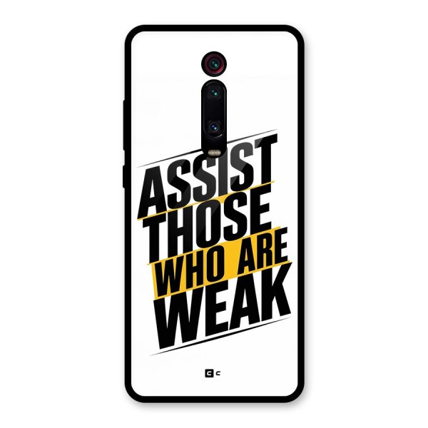 Assist Weak Glass Back Case for Redmi K20 Pro