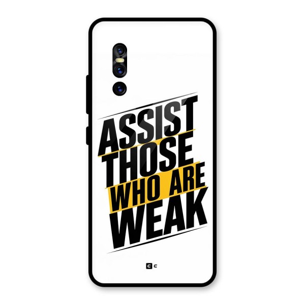 Assist Weak Glass Back Case for Vivo V15 Pro