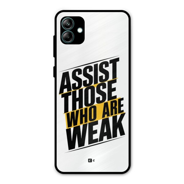 Assist Weak Metal Back Case for Galaxy A04