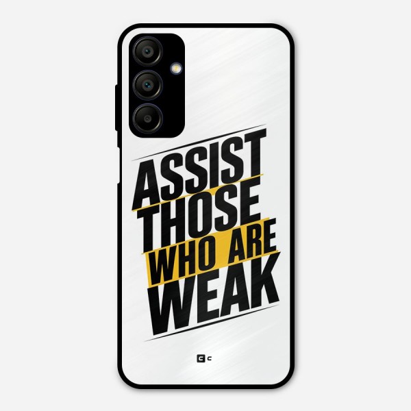 Assist Weak Metal Back Case for Galaxy A15 5G