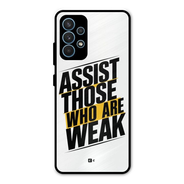 Assist Weak Metal Back Case for Galaxy A32