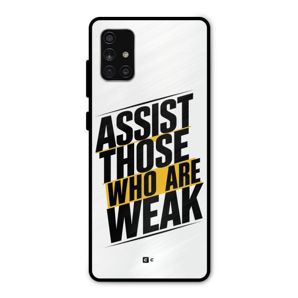 Assist Weak Metal Back Case for Galaxy A71