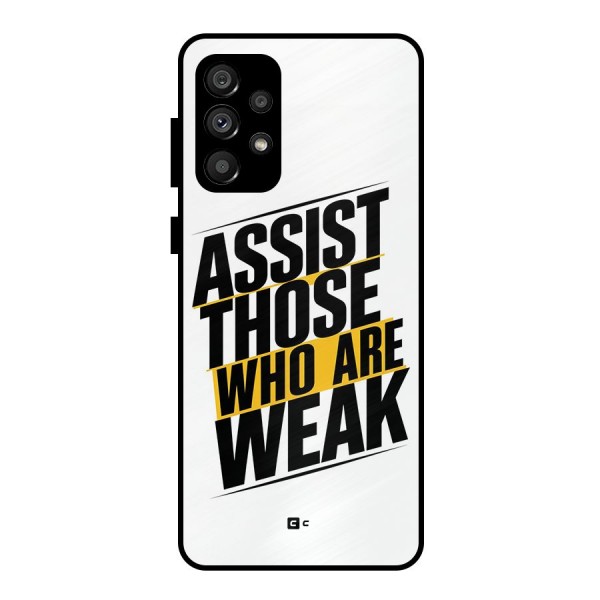 Assist Weak Metal Back Case for Galaxy A73 5G