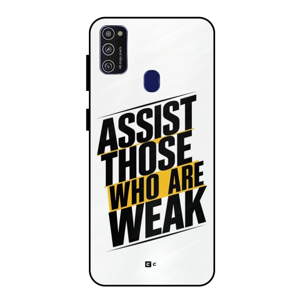 Assist Weak Metal Back Case for Galaxy M21