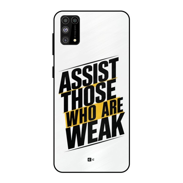 Assist Weak Metal Back Case for Galaxy M31