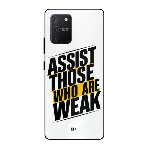 Assist Weak Metal Back Case for Galaxy S10 Lite