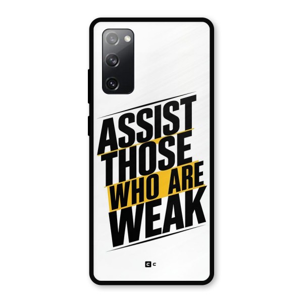 Assist Weak Metal Back Case for Galaxy S20 FE