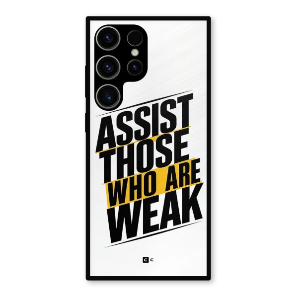 Assist Weak Metal Back Case for Galaxy S23 Ultra