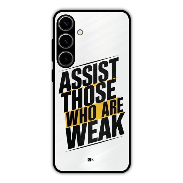 Assist Weak Metal Back Case for Galaxy S24 Plus