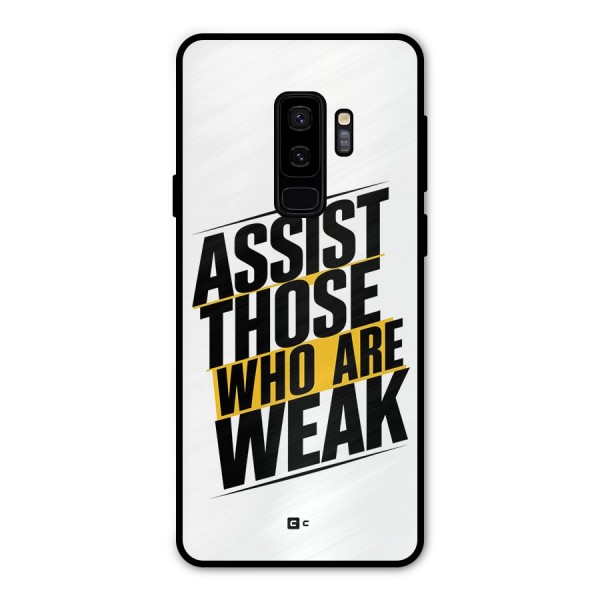 Assist Weak Metal Back Case for Galaxy S9 Plus