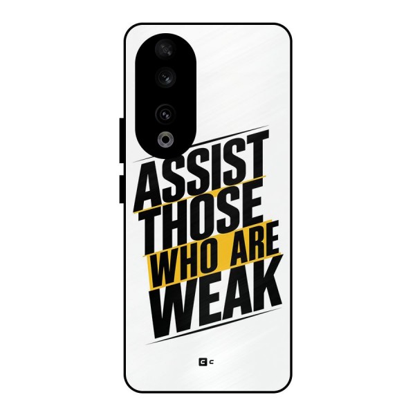 Assist Weak Metal Back Case for Honor 90