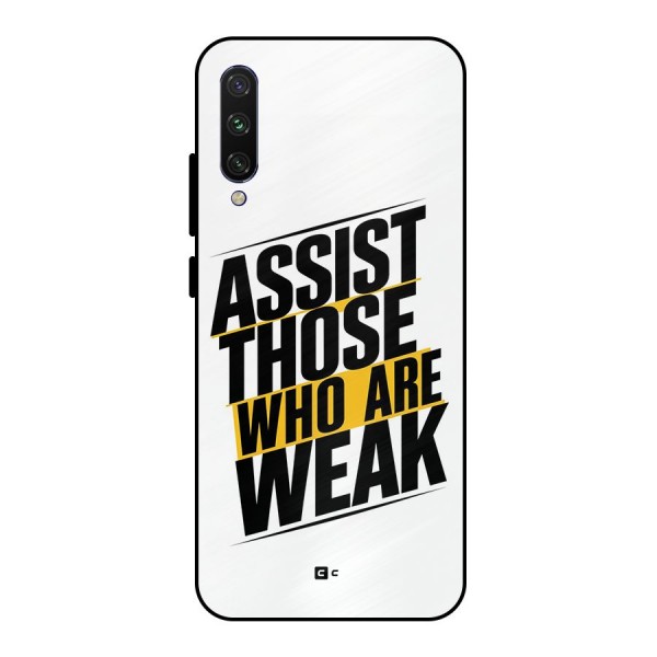 Assist Weak Metal Back Case for Mi A3