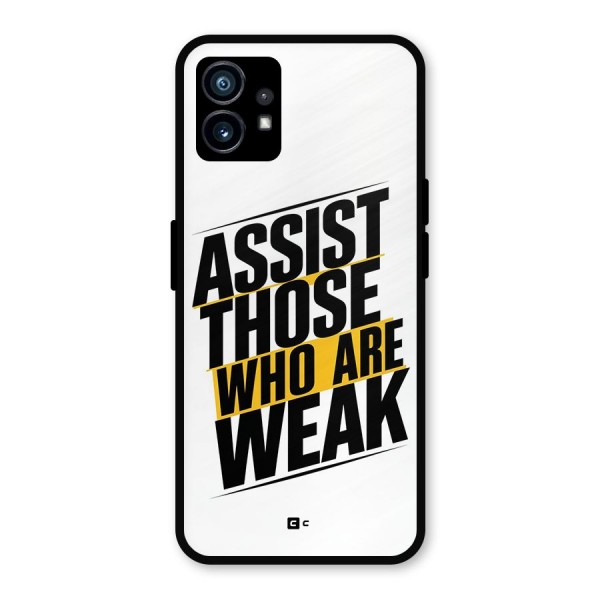 Assist Weak Metal Back Case for Nothing Phone 1