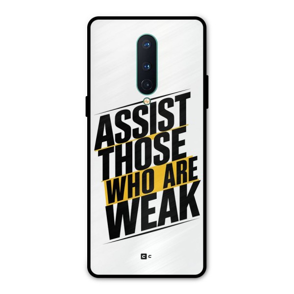 Assist Weak Metal Back Case for OnePlus 8