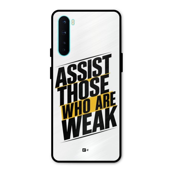 Assist Weak Metal Back Case for OnePlus Nord