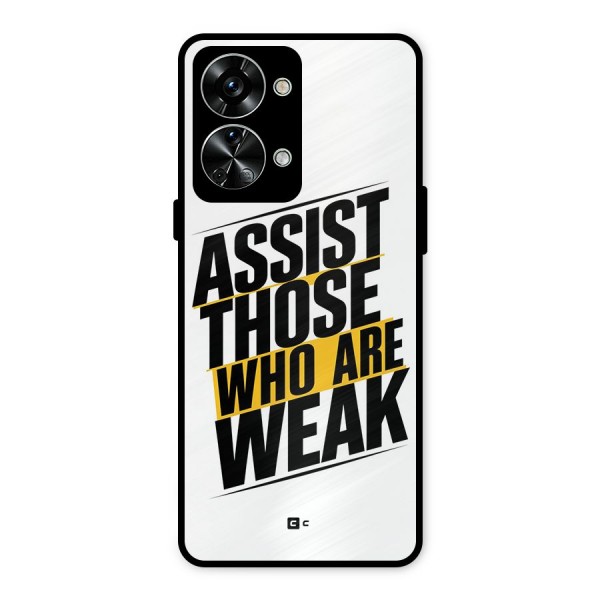 Assist Weak Metal Back Case for OnePlus Nord 2T