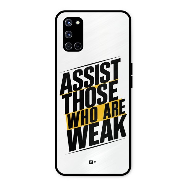 Assist Weak Metal Back Case for Oppo A52