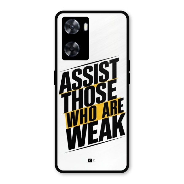 Assist Weak Metal Back Case for Oppo A77