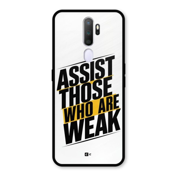 Assist Weak Metal Back Case for Oppo A9 (2020)