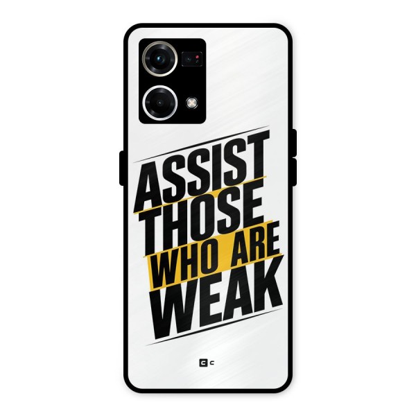 Assist Weak Metal Back Case for Oppo F21s Pro 4G