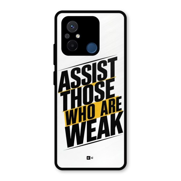 Assist Weak Metal Back Case for Poco C55