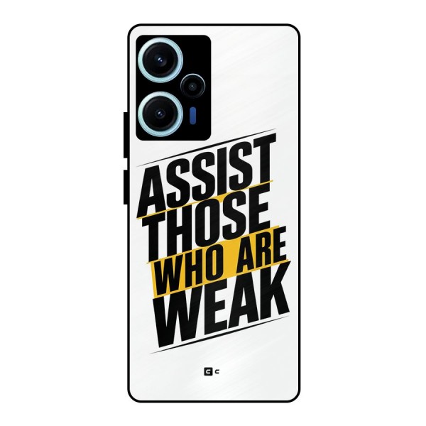 Assist Weak Metal Back Case for Poco F5