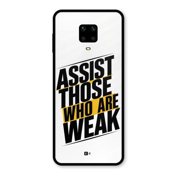 Assist Weak Metal Back Case for Poco M2