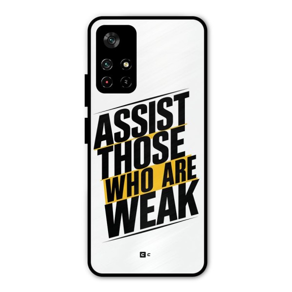 Assist Weak Metal Back Case for Poco M4 Pro 5G