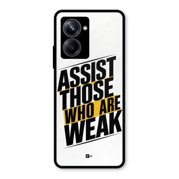 Assist Weak Metal Back Case for Realme 10 Pro