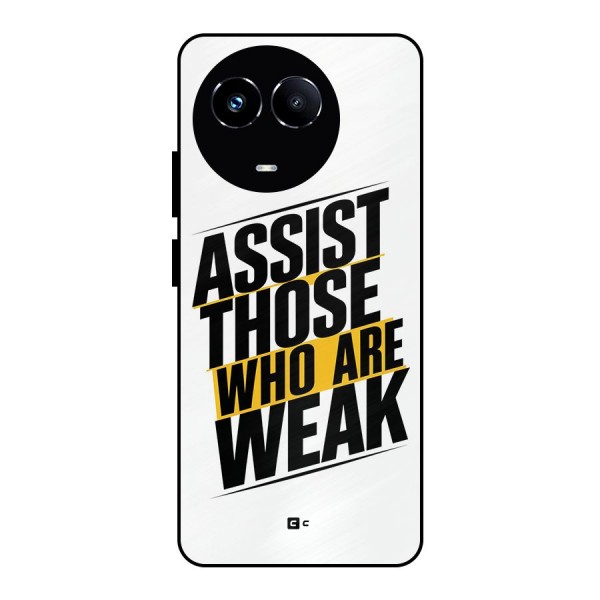 Assist Weak Metal Back Case for Realme 11X