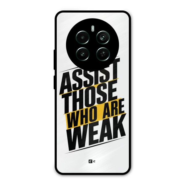 Assist Weak Metal Back Case for Realme 12 Pro Plus