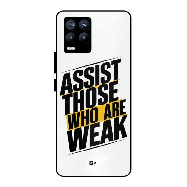 Assist Weak Metal Back Case for Realme 8