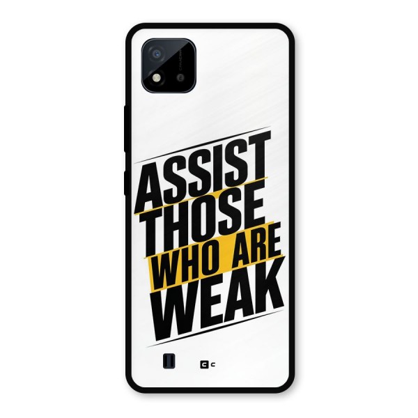 Assist Weak Metal Back Case for Realme C11 2021