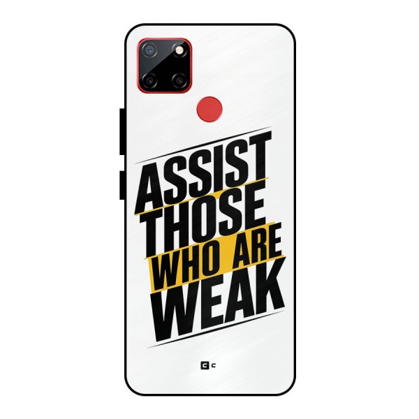 Assist Weak Metal Back Case for Realme C12