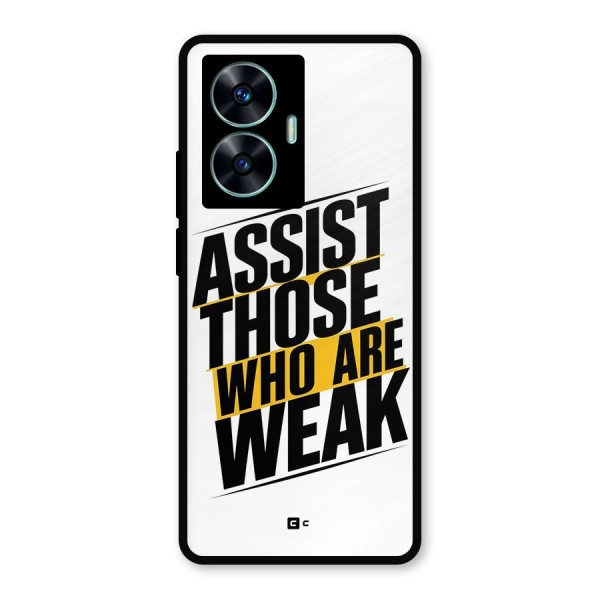 Assist Weak Metal Back Case for Realme C55