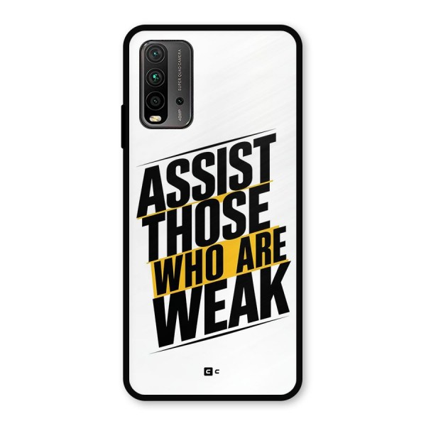 Assist Weak Metal Back Case for Redmi 9 Power