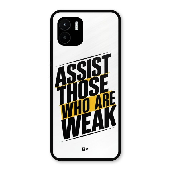 Assist Weak Metal Back Case for Redmi A2