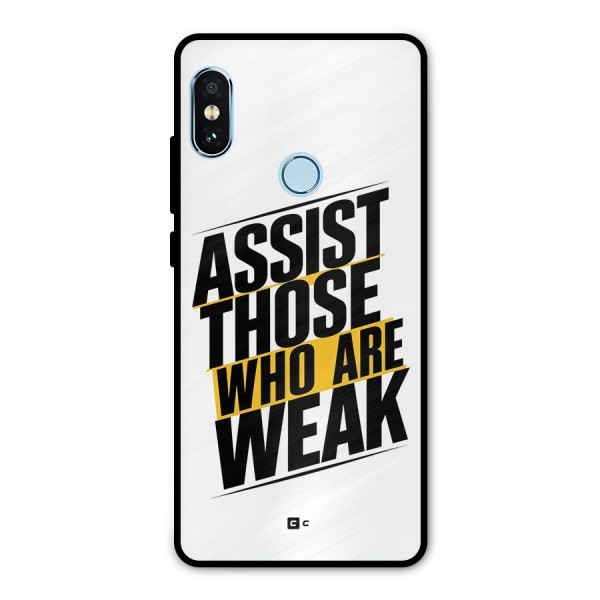 Assist Weak Metal Back Case for Redmi Note 5 Pro