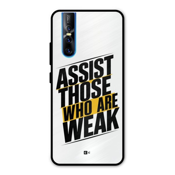 Assist Weak Metal Back Case for Vivo V15 Pro