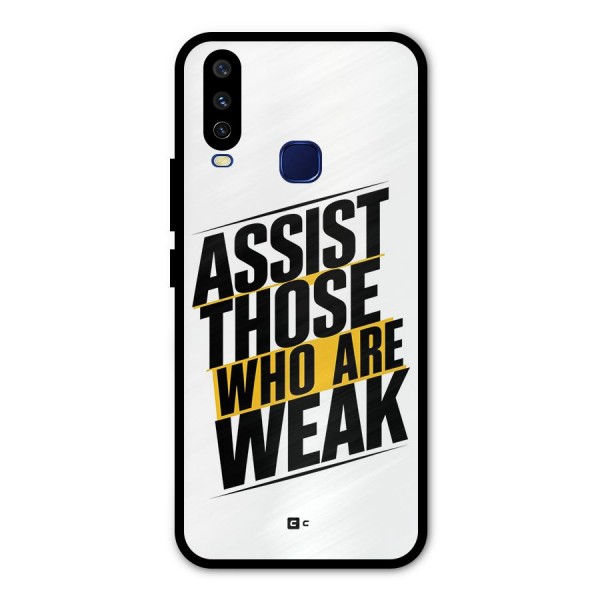 Assist Weak Metal Back Case for Vivo V17